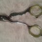 Washi green crown left hand shear scissor closeout beauty barber hair bun cut