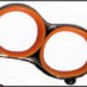 sukotto scissors shear gold titanium japanese 440C steel SSBWSD gold vine swivel