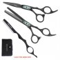 washi scissor black buckle set 440c steel shear beauty salon equipment thinner