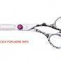 washi knockout shear scissor ko set forged japanese vg-10 steel beauty hair bun