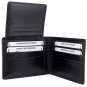 Authentic Bugatti Leather Wallet with Identity Block Protection - 12 Card Slots