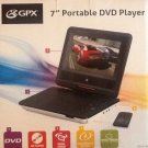 GPX PD701W Portable DVD Player - 7" Display - White