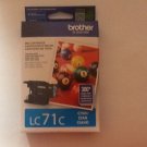 Genuine Brother LC71  Cyan LC71C  NEW
