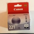 New Genuine Canon 2948B001 CLI-221 bk black cli-221 ink Cartridge Sealed !
