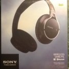 Sony MDR-10RBT wireless headphones Bluetooth enabled high resolution brand new