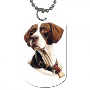 Pointer Dog Tag Necklace Chain - 12099470