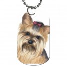 Yorkie  Yorkshire Terrier Dog Tag Necklace Chain - 12110959