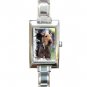 Airedale Terrier Rectangular Italian Charm Watch  12100155