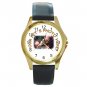 Your Pet Picture Customized Personalized Round Gold Metal Watch Unisex 12114984