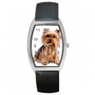 Yorkshire Terrier Yorkie Dog Barrel Style Metal Watch Unisex 12111029