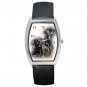 Black Lab Labrador Retriever Puppy Puppies Dog  Barrel Style Metal Watch Unisex 12135424