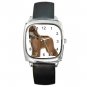 Afghan Hound  Dog Pet Lover Square Metal Watch Unisex 12112195