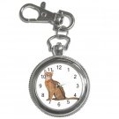 Abyssinian Cat Pet Lover Key Chain Watch 12168396