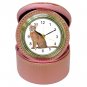 Abyssinian Cat Pet Lover Jewelry Case Clock Pink 12168416