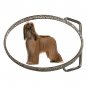 Afghan Hound Dog Belt Buckle Pet Lover 12112187