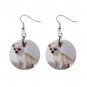 Chihuahua Dog Button Earrings 12102675