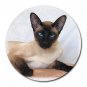Siamese Cat Pet Lover  Round Mousepad 12203166