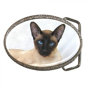 Siamese Cat Pet Lover Belt Buckle 12203182