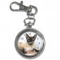 Siamese Cat Pet Lover Key Chain Watch  12203183