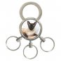 Siamese Cat Pet Lover 3 Ring Key Chain 12203185