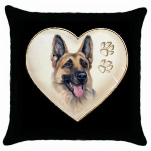 New Dog German Sheperd 18" Toss or Throw Pillow Case Pillowcase 14298294