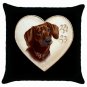 New Dachshund Dog 18" Pillowcase Pillow Case Toss or Throw  14298315