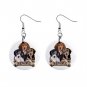 Dog Beagle Pet Lover Jewelry Button Earrings 15454521