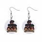 Rottweiler Dog Pet Lover Jewelry Button Earrings 15454497