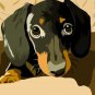 Poster of YOUR PET Hand Drawn Digital Artwork Dog Cat 8.5x11"