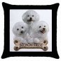 Bichon Frise  Dog Pillow Case Pillowcase 18" Toss or Throw 15833024
