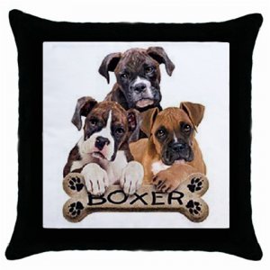 Boxer Dog Pillow Case Pillowcase 18" Toss or Throw 15832805