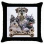 Schnauzer Dog Pillow Case Pillowcase 18" Toss or Throw 15833018