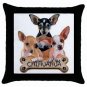 Chihuahua Dog Pillow Case Pillowcase 18" Toss or Throw 15833025