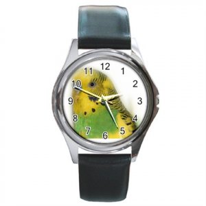 Parakeet Bird Round Metal Watch UNISEX  16301613
