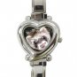 Ferret Pet Heart Italian Charm Watch 17473625