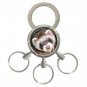 Ferret Pet Lover 3 Ring Key Chain 17473608