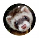 Ferret Pet Lover Ornament Round 17473594