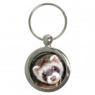 Ferret Pet Lover Key Chain Round 17473613