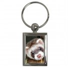 Ferret Pet Lover Key Chain Rectangle 17473614