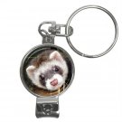Ferret Pet Lover Nail Clippers Key Chain  17473616