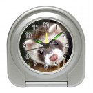 Ferret Pet Lover Travel Alarm Clock 17473626