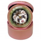 Ferret Pet Lover Jewelry Case Clock Pink 17473627