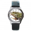 Iguana Lizard Reptile Round Metal Watch UNISEX 12239829