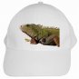 Iguana Lizard Reptile Pet Lover White Baseball Cap Hat 12239830