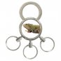 Iguana Lizard Reptile Pet Lover 3 Ring Key Chain 12239854