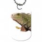 Iguana Lizard Reptile Pet Lover Dog Tag Necklace Chain 12239861