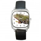 Iguana Lizard Reptile Pet Lover Square Metal Watch Unisex 12239866