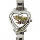 Iguana Lizard Reptile Pet Heart Italian Charm Watch 12239868