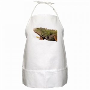 Iguana Lizard Reptile Pet Lover BBQ Apron 12239872