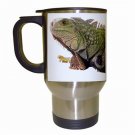 Iguana Lizard Reptile Pet Lover Travel Mug White 12239876